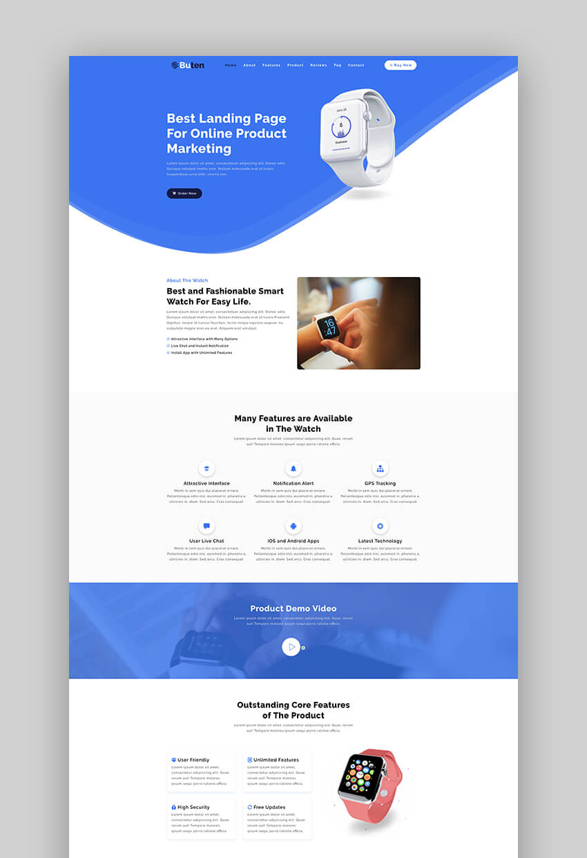 19 Best Product Landing Page Templates 2020 Great Design Examples