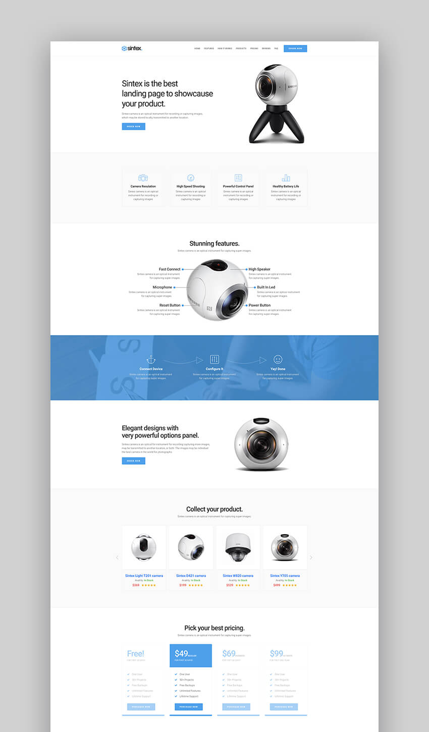 19 Best Product Landing Page Templates 2020 Great Design Examples