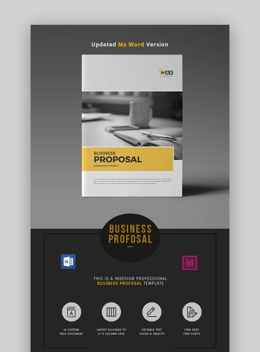 25 Microsoft Ms Word Business Proposal Templates To Make Deals In 2021