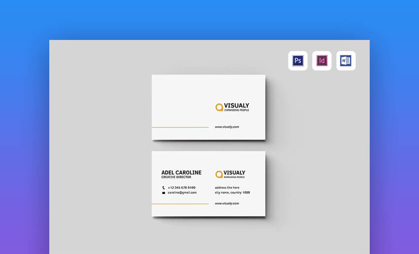 25 Free Microsoft Word Business Card Templates Printable Ready 2019