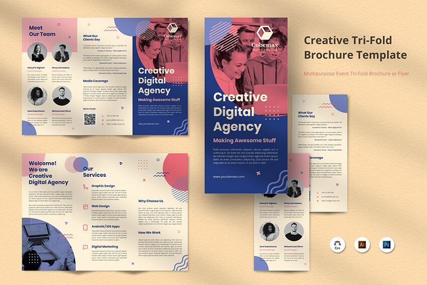 25 Best Business Brochure Template Designs Professional Pamphlets 2021