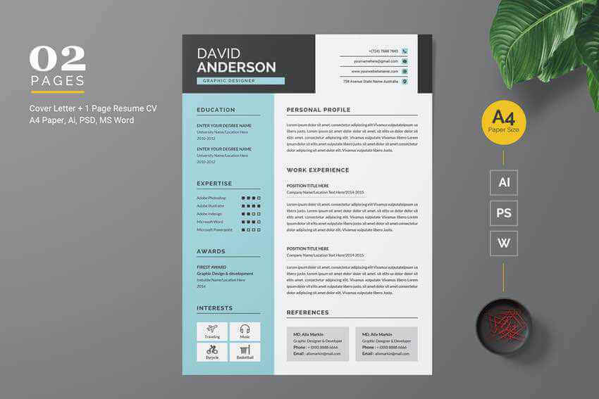 25 Free Creative Resume Templates Word Psd Downloads For 2021