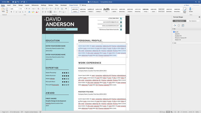 25 Free Creative Resume Templates Word Psd Downloads For 2021