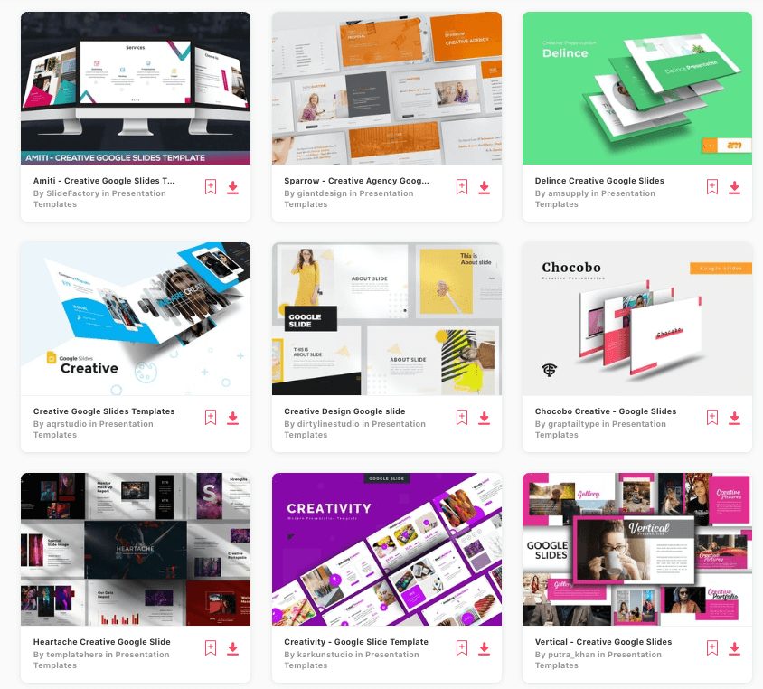20 Creative Google Slides Presentation Templates Aesthetic Pretty Designs 2020