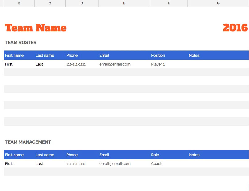 20 Free Google Sheets Business Templates To Use In 2018