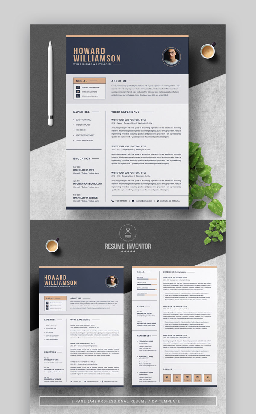 After trolling numerous sites which offer free cv templates, then spending ages filling the form in, only to be presented with a payment page before one can save the file at last a truly free editable site. 29 Best Contemporary Resume CV Templates (New Modern Styles for 2020)