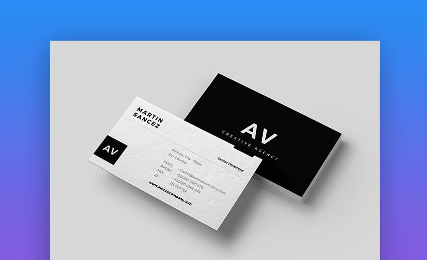 Best Of 2019 Free Business Card Templates Photoshop Word More