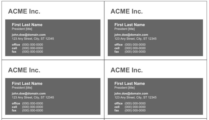 Best Of 2019 Free Business Card Templates Photoshop Word More