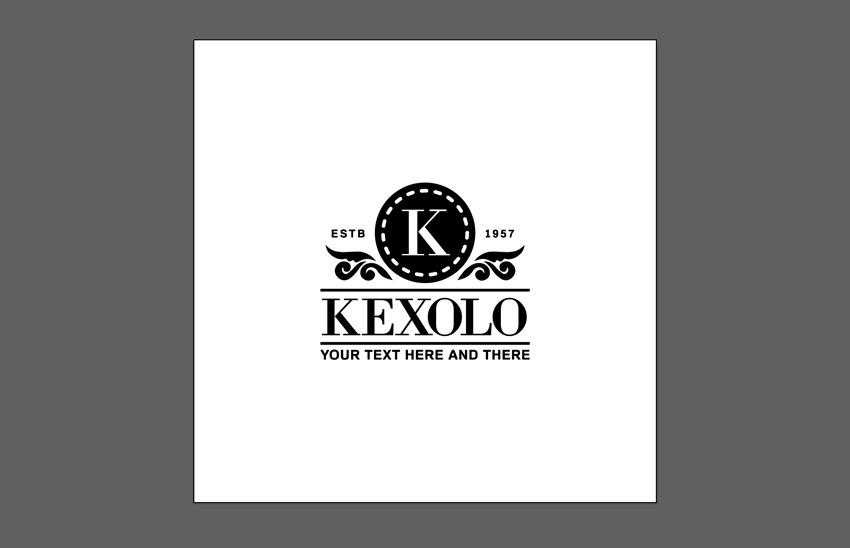 How to Create a Pressed Paper Logo Mockup in Adobe