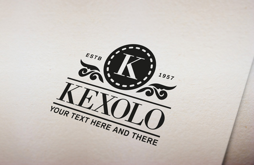 How to Create a Pressed Paper Logo Mockup in Adobe