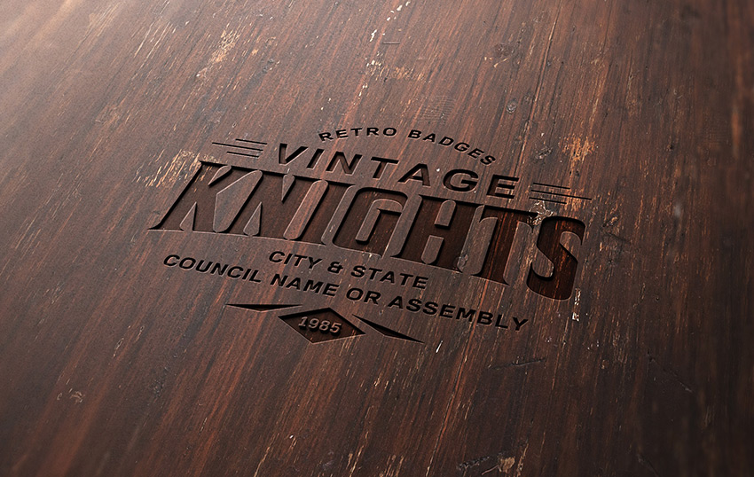 How To Create A Wood Engraved Logo Mockup In Adobe Photoshop