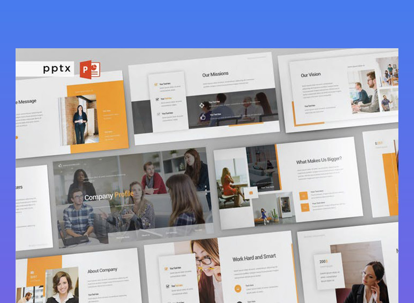 25 Best Free Company Profile Powerpoint Ppt Templates For 2021