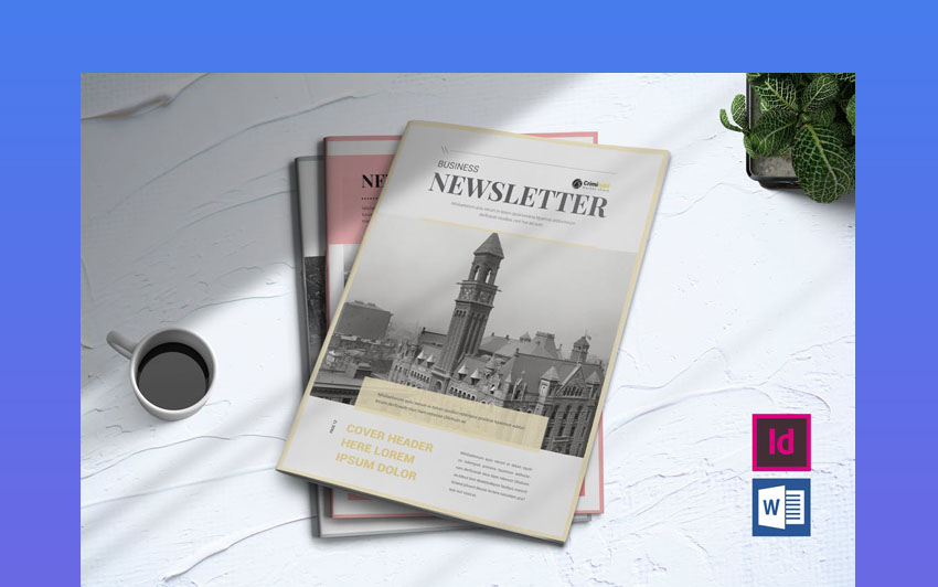 20 Best Free Editable Microsoft Word Newsletter Print Templates For 2020