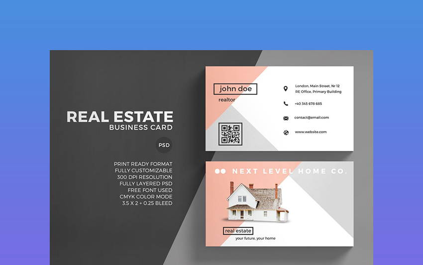 25 Best Real Estate Business Card Designs Unique Ideas For 2019