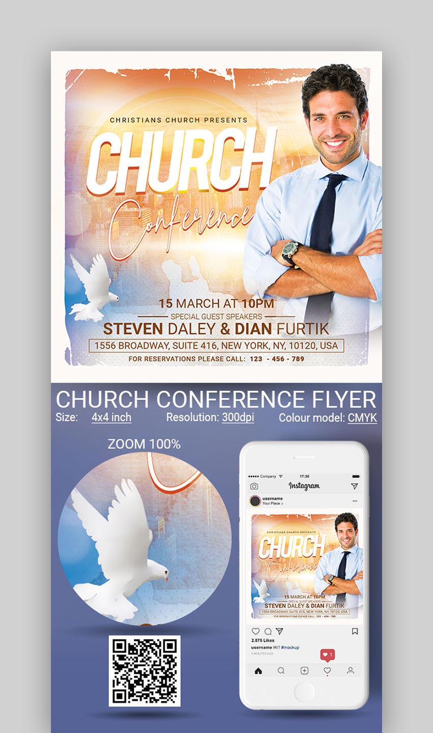 20 Best Free Church Flyer Templates For Your 2020 Religious Events