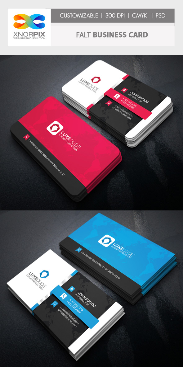 15 Template Kartu Nama Premium Dalam Format Photoshop Illustrator Indesign