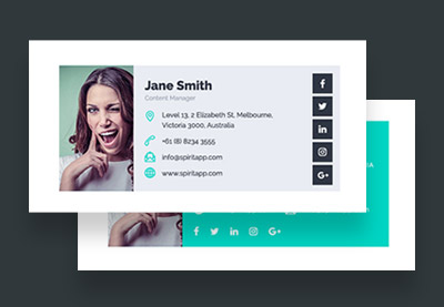 22 Professional Html Psd Email Signature Templates 2020 Designs