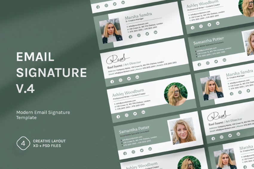 9 Professional Email Signature Tips With Best Template Examples