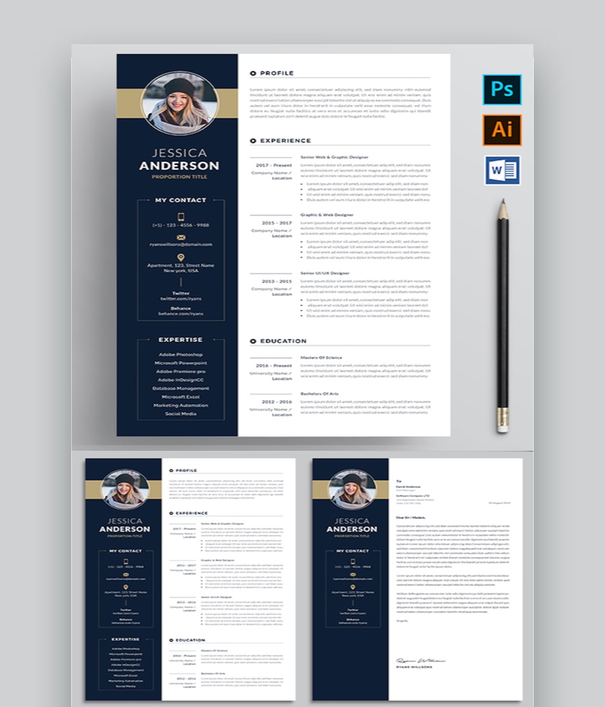 35 Best Professional Business Resume Templates Company Cvs 2020