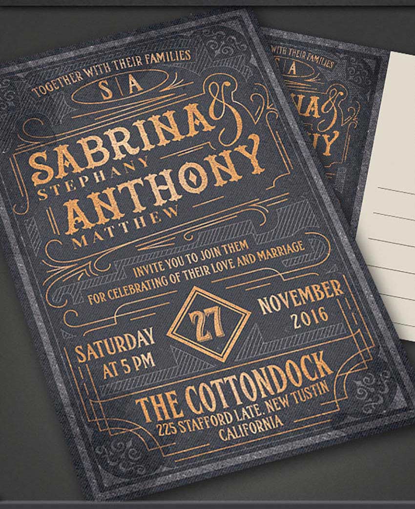 49 Stylish Wedding Invitation Templates
