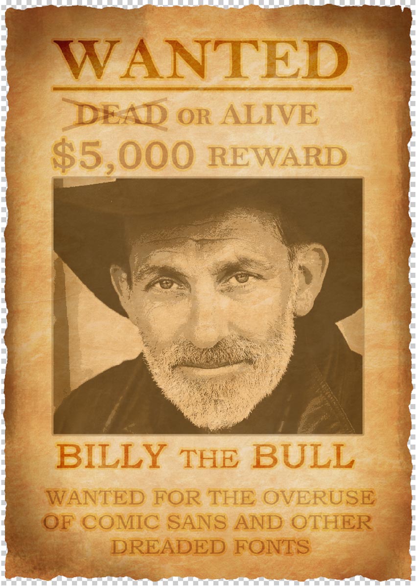How To Create A Wanted Poster Photo Manipulation In Adobe Photoshop