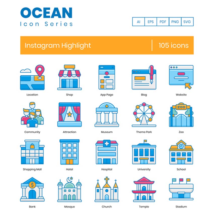 21 Best Instagram Highlight Icons For Story Covers New For 2019