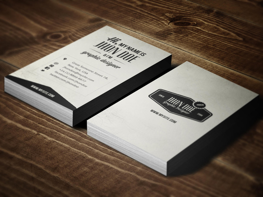 Making A Print Ready Business Card Using Only Photoshop