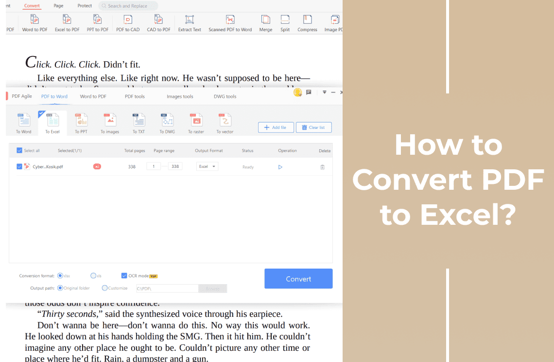 How To Convert PDF To CSV 5 Methods PDF Agile How To Convert PDF To Excel 5 Effective Methods 8b4e85fe62 