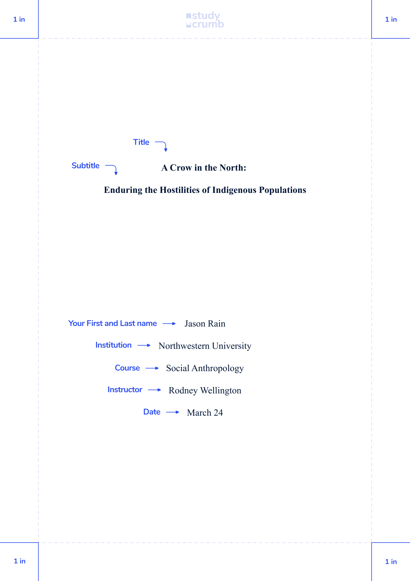 Microsoft Word Chicago Style Template