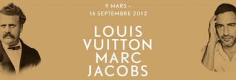 Cartel oficial de la exposición Louis Vuitton Marc Jacobs, 9 de marzo a 16 de septiembre de 2012
