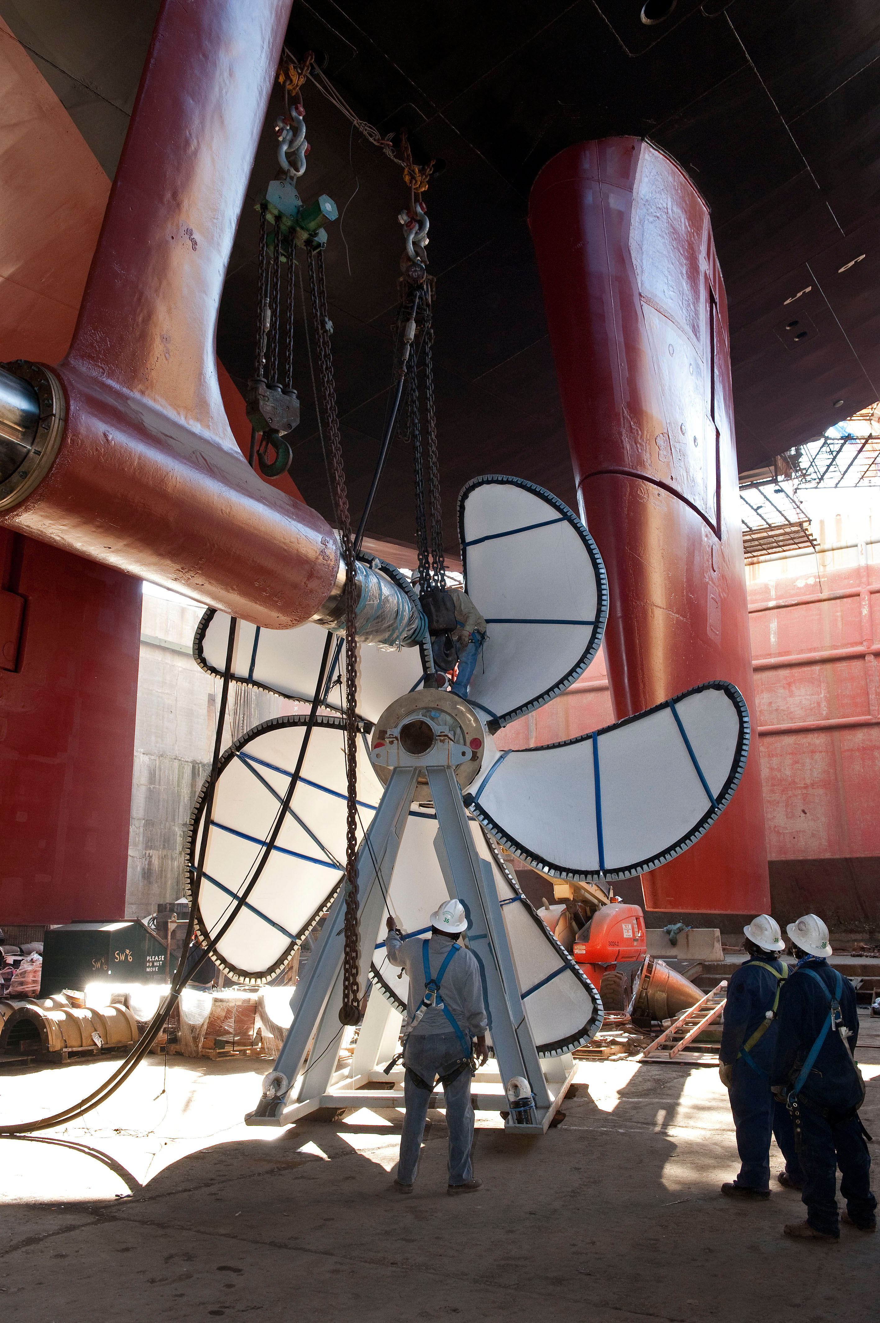 If you order something on the internet, the business might offer you free ground delivery. Photo Release -- Northrop Grumman Completes Propeller