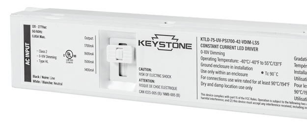 Keystone Introduces Next-Gen Power Select LED Drivers