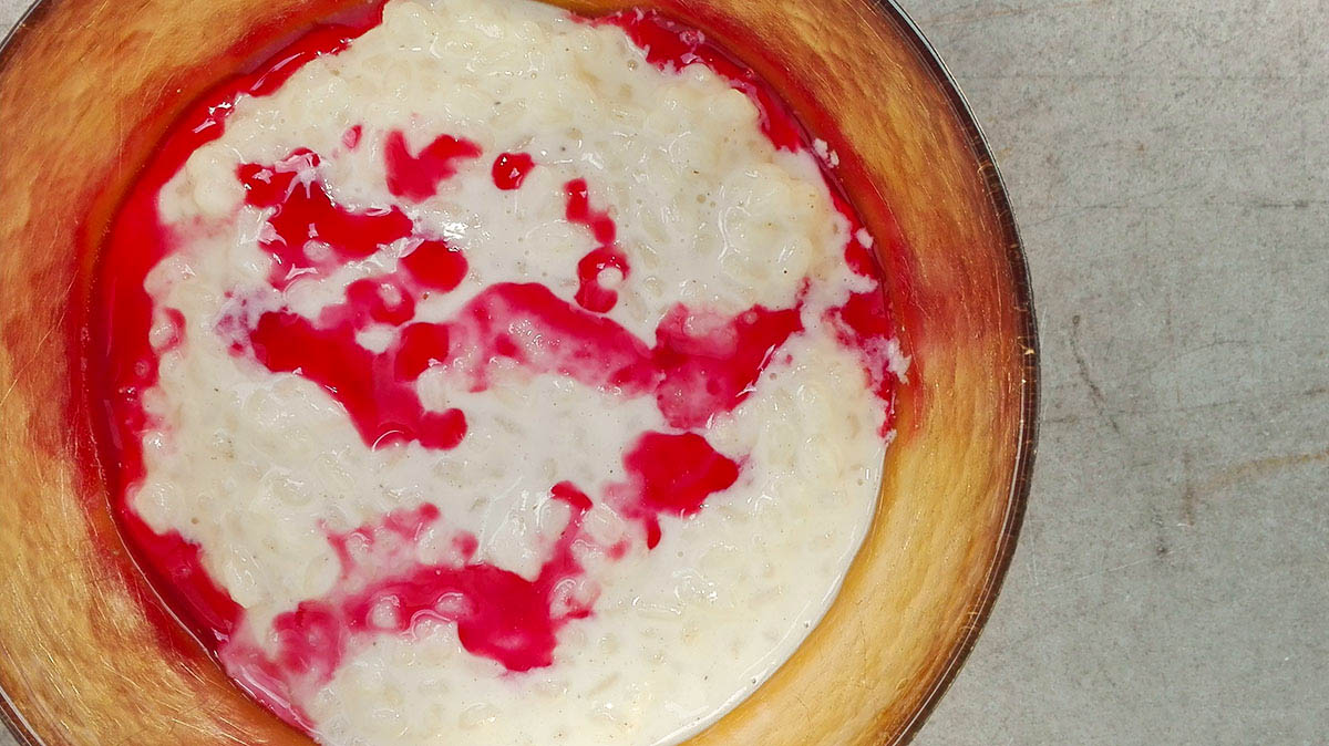 Pudding rice ai frutti rossi