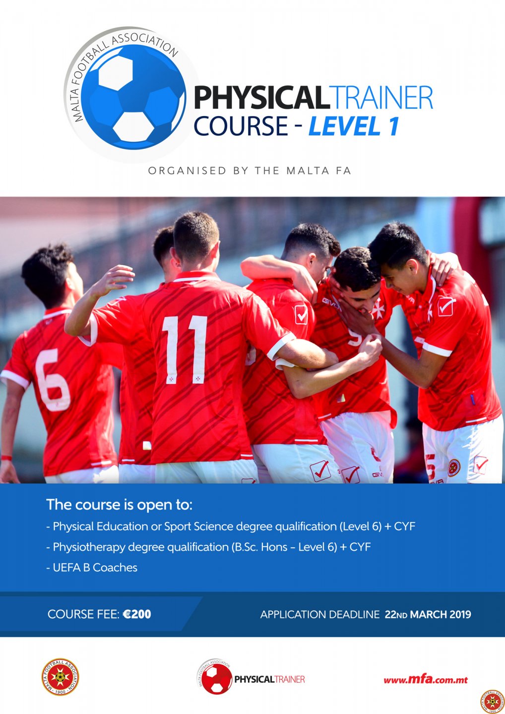 Football physical trainer course