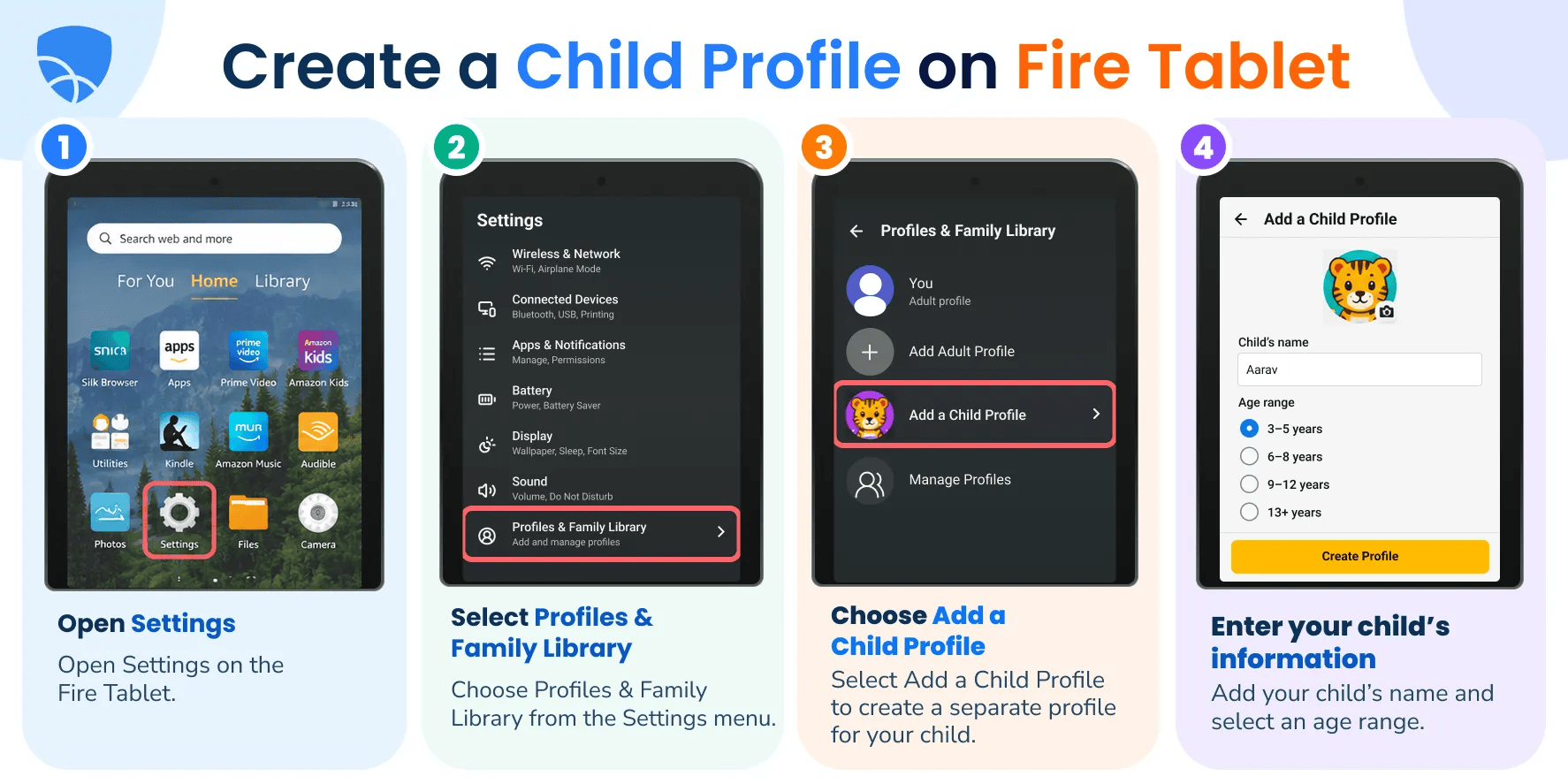 Fire Tablet Settings