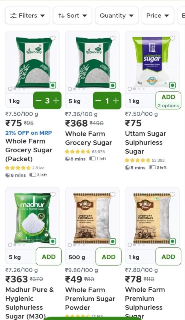 Sugar Shortage in India: Blinkit-D-Mart ने चीनी पर लगाई लिमिट 2 Sugar Shortage in India