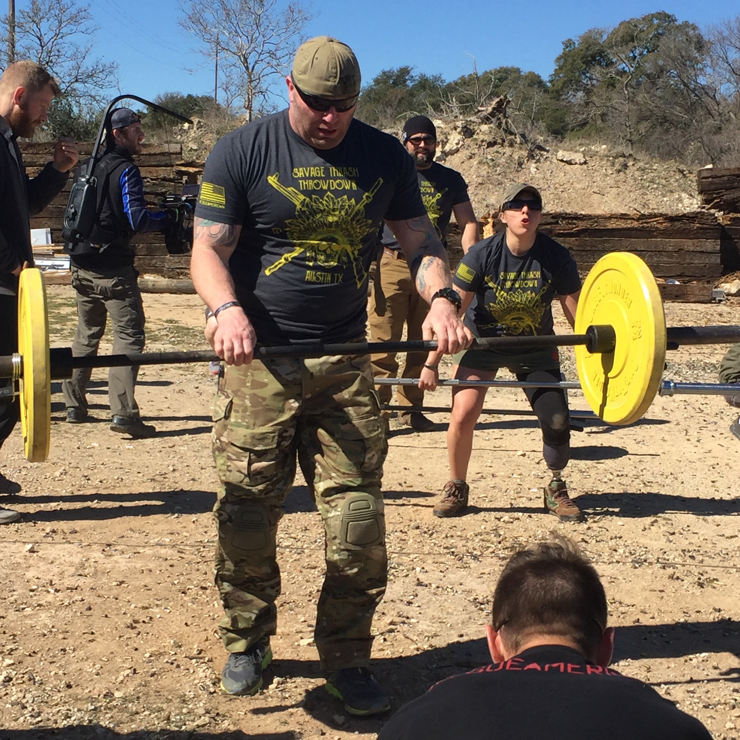 Scott Weaver, EOD tech who almost lost his leg from an IED in Afghanistan. He now uses an Exosym (IDEO) device to help him with everyday life and CrossFit competitions. Three-time champion of the Working Wounded Games.