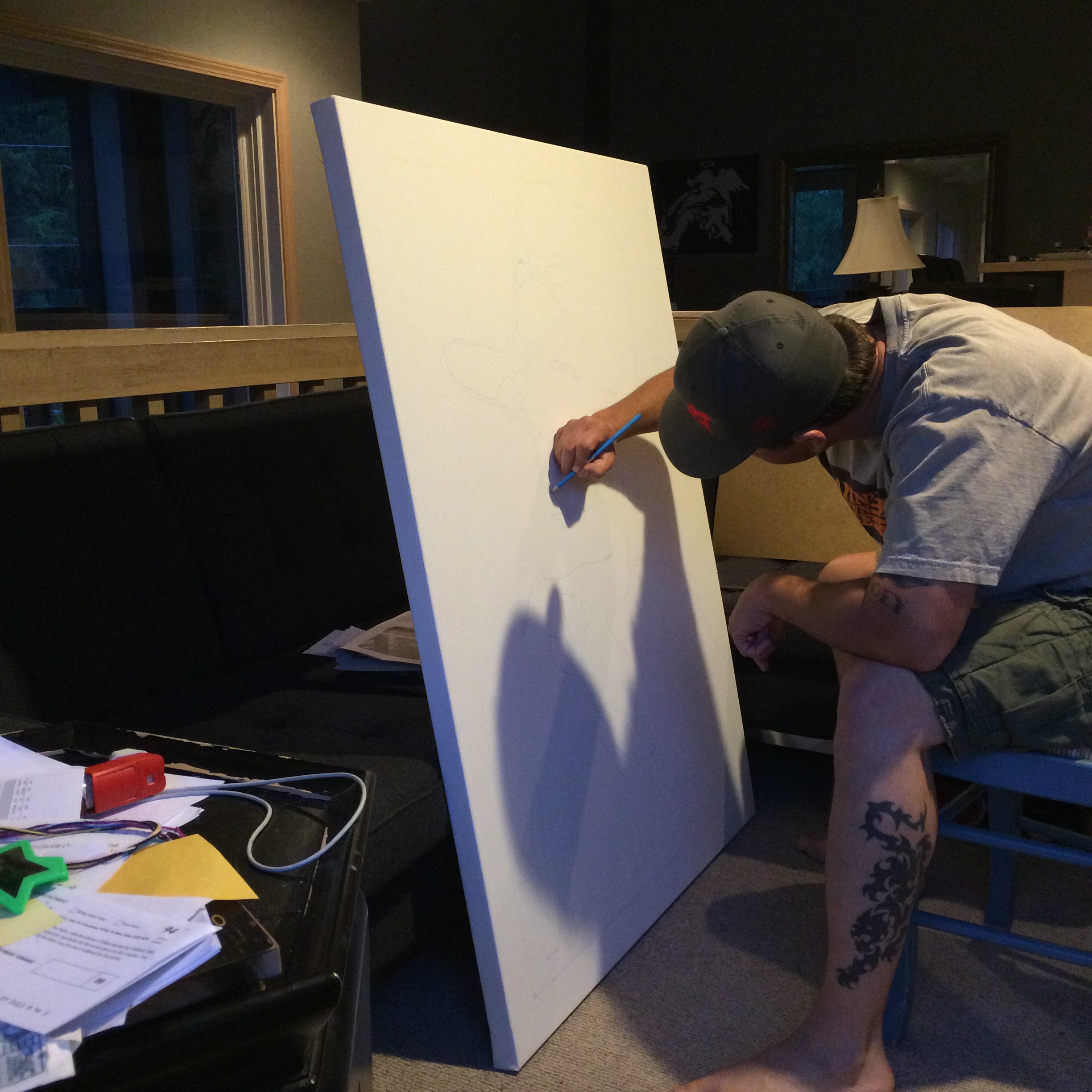 Starting on a blank canvas