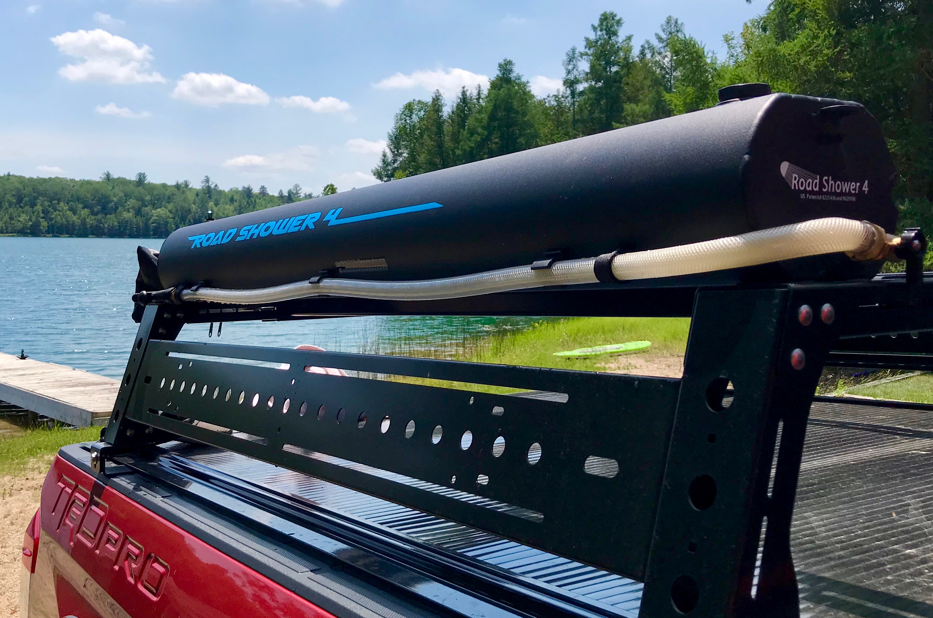 Road Shower 4 Pressurized hot water for Overland travel SOFREP