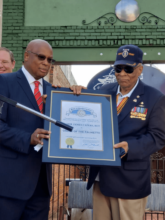 Force Recon legend, Major James Capers, receives hero’s in his