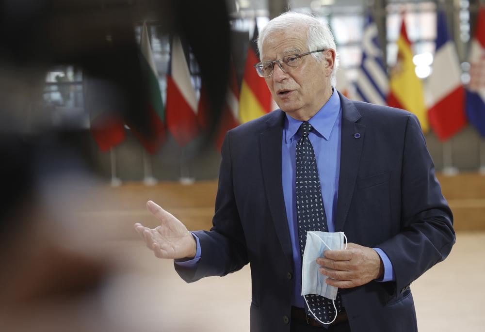 Josep Borrell, the EU's foreign policy chief said that European troops have to withdraw along with American ones from Afghanistan.