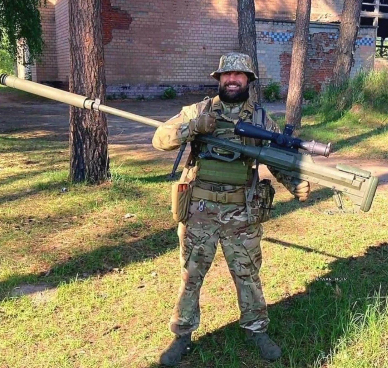 SOFREP Pic of the Day: Ukrainian Sniper with Snipex T-Rex Rifle