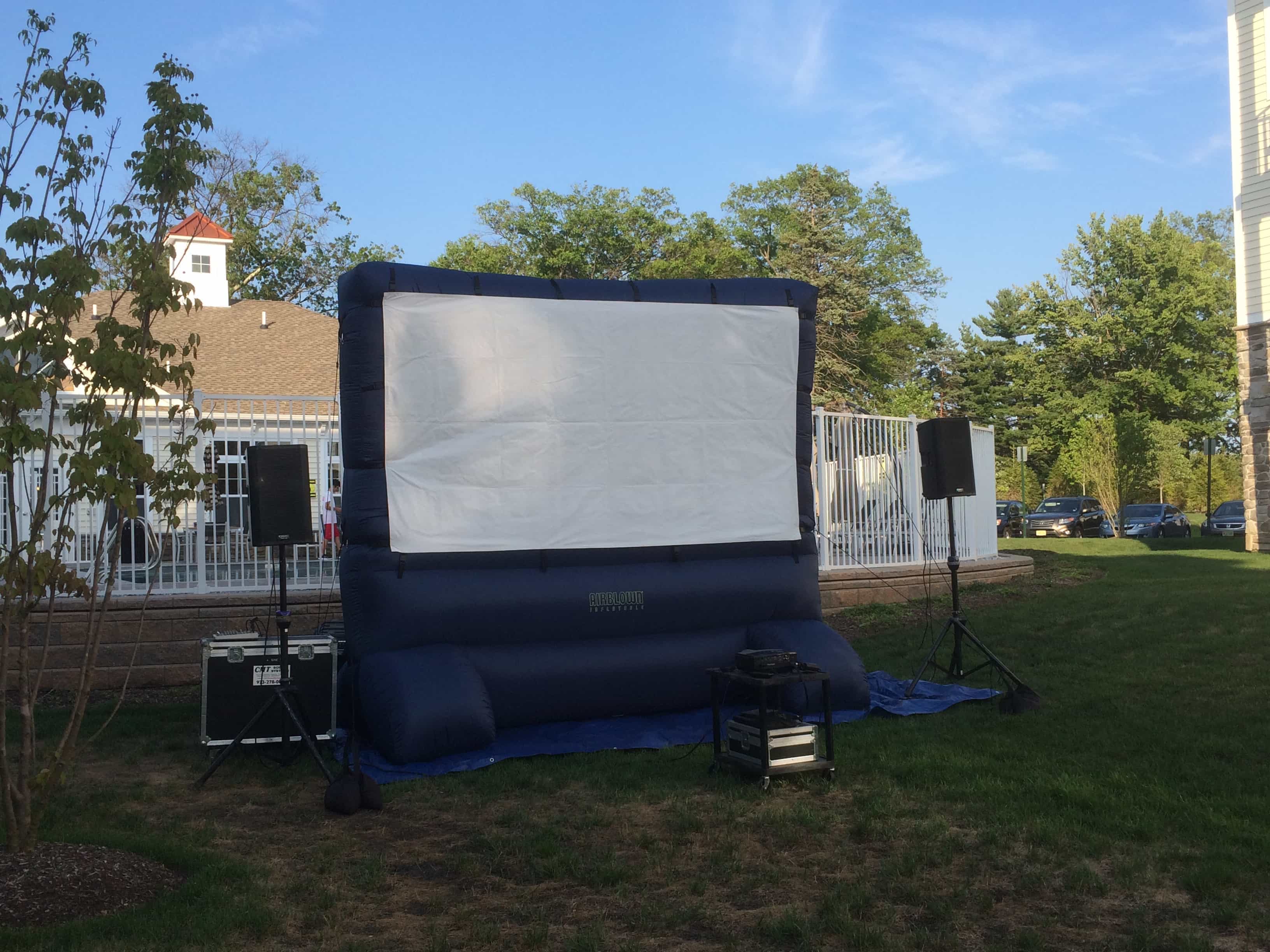 Jersey Shore Movie Screen Rental New Jersey Movie Screen Rental Our outdoor-ready video setups are flexible to fit your needs.