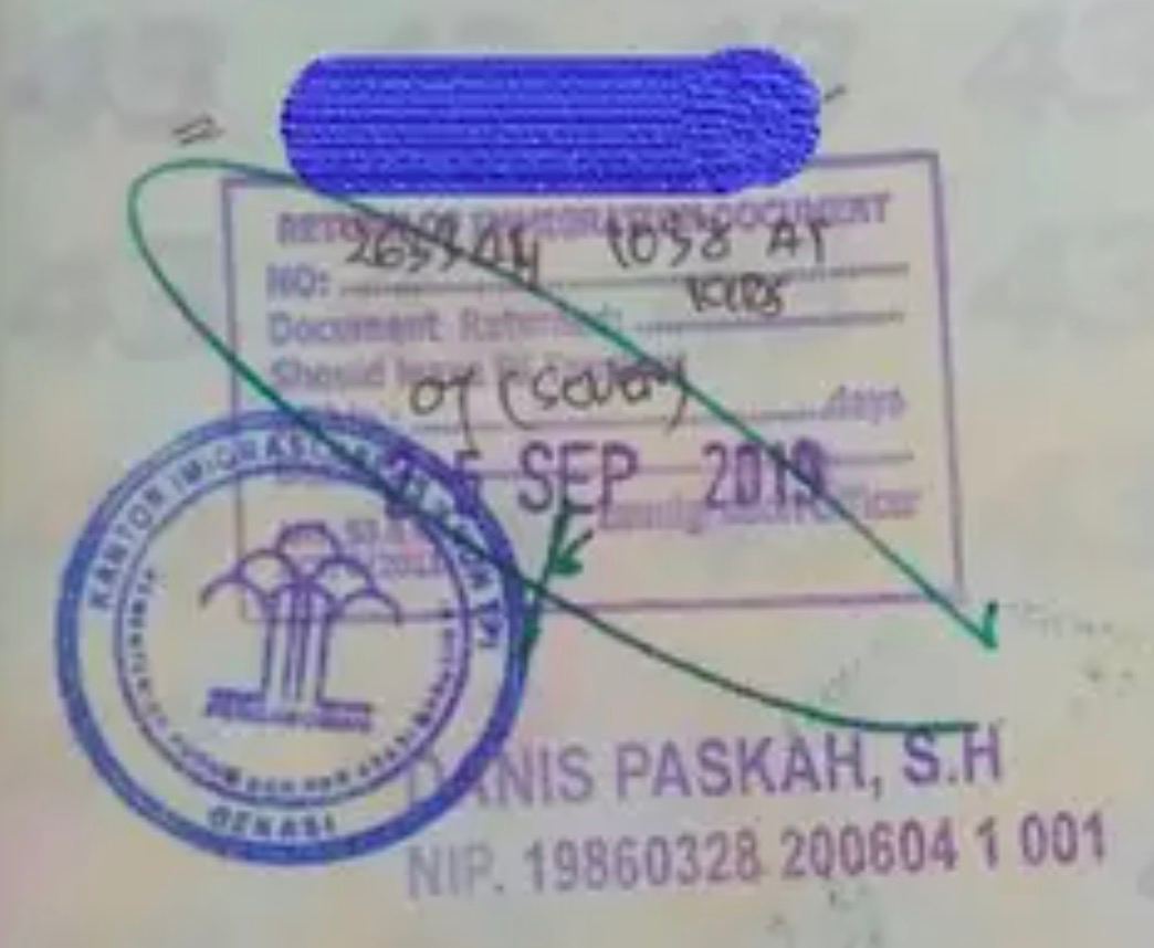 EPO (Exit Permit Only) for KITAS-KITAP holders