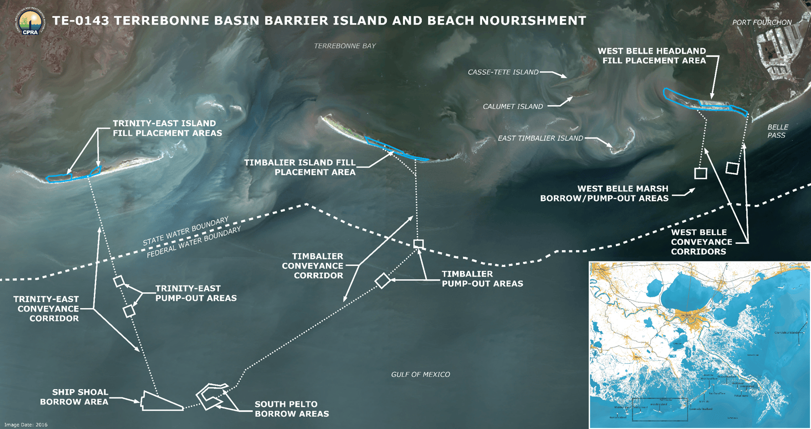 Barrier Island Map Overview Updated June 2021.