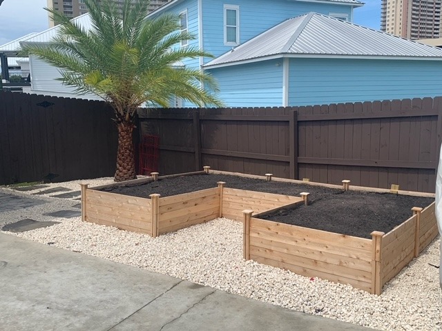 Raised planter Panama City Beach, Fl