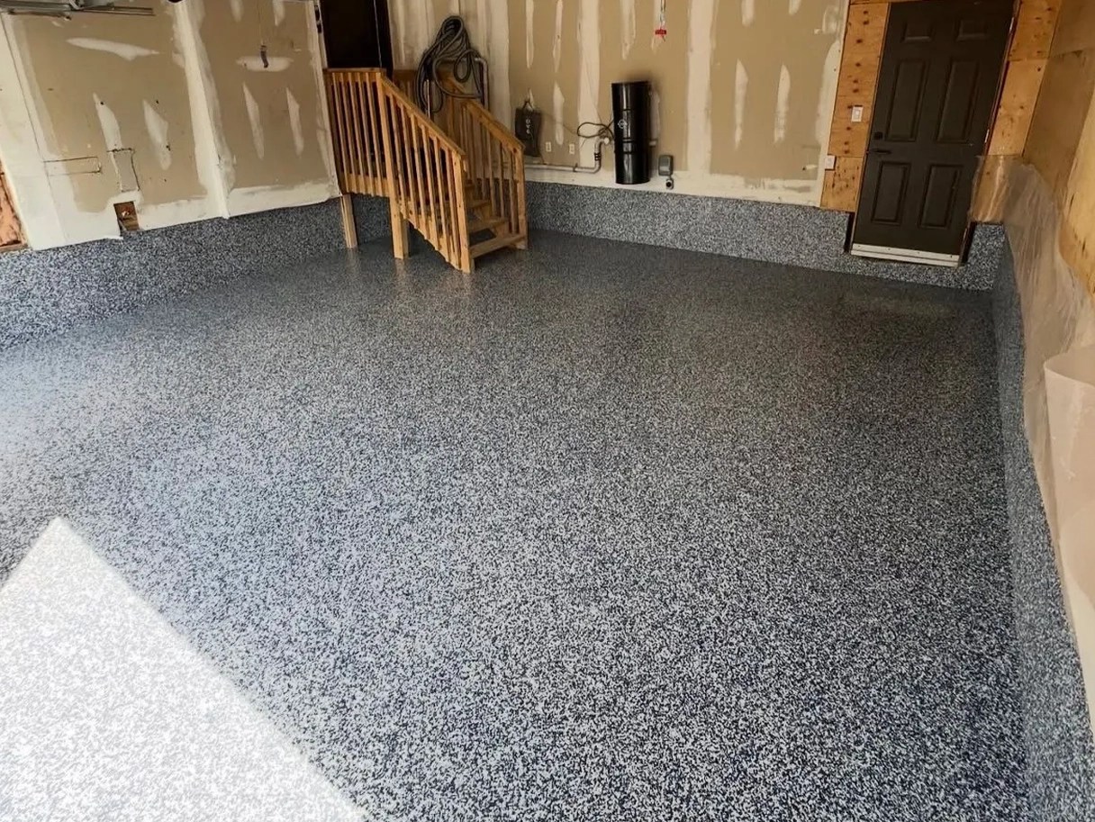 Garage epoxy flooring with MX Epoxy in Ottawa
