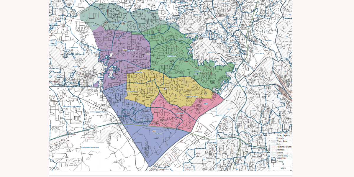 Mableton City Council To Hear On Transition From Cobb To Mableton District Map 
