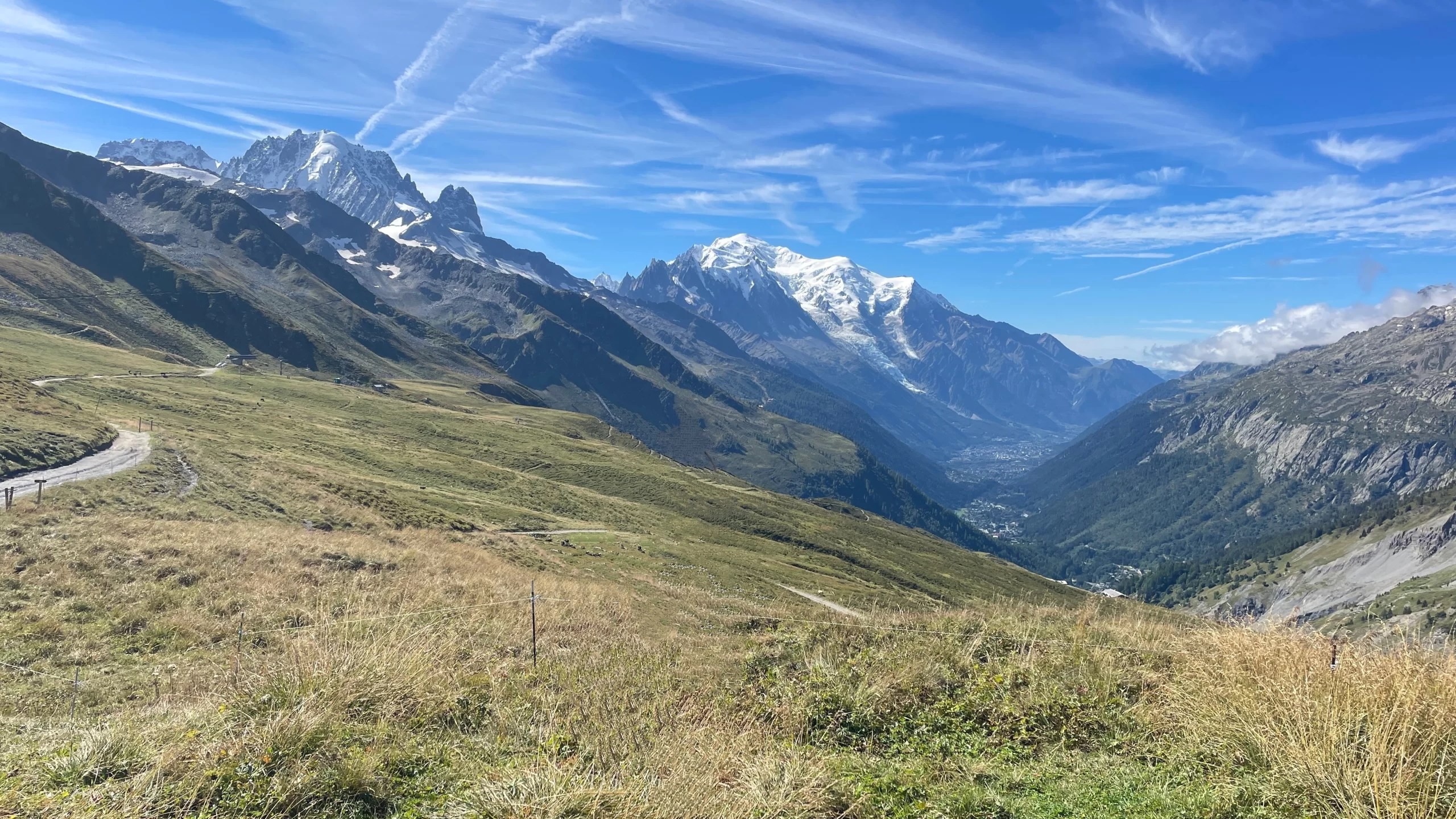 Col de la Balme から望むMont Blanc