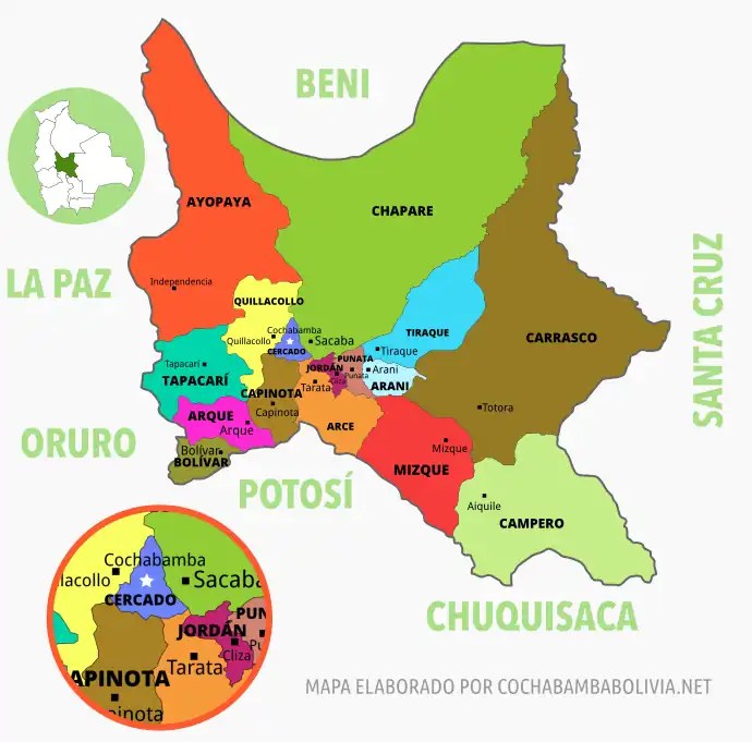 Provincias de cochabamba